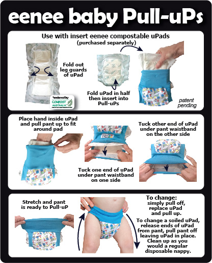 biodegradable pull up nappies